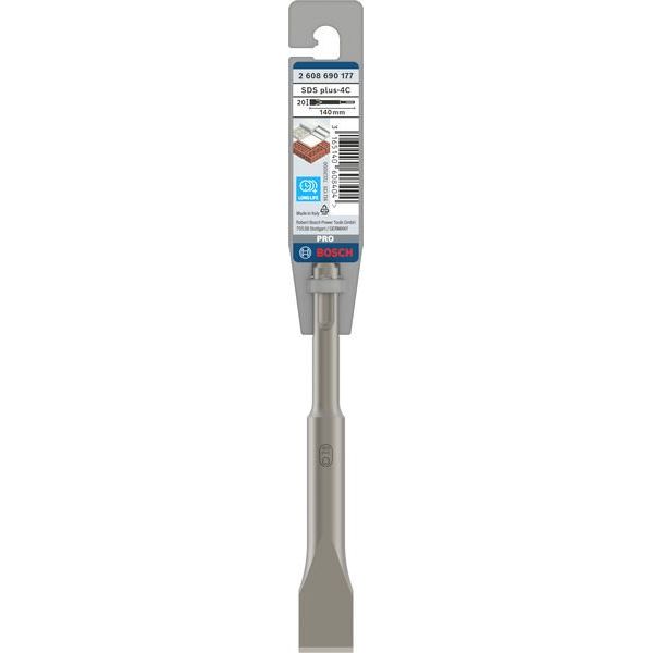 Bosch - Maschinenmeißel PRO SDS plus-4C 2608690177 Flachmeißel 20 x 140