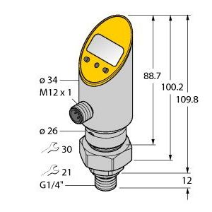 Turck - Druckschalter Drucksensor PS600R-504 #6834027 verdrehbar