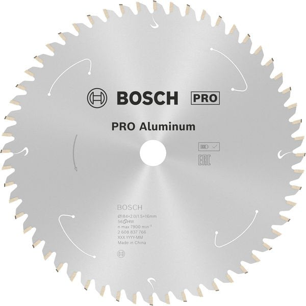Bosch - Kreissägeblatt PRO Aluminium cordless 2608837766 Kreissägeblatt 184 x