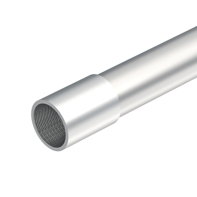 OBO Bettermann Vertr - Elektro-Installationsrohr Metall Aluminiumrohr SM40W ALU m. Gew. M40x1,5,3000 − 15 Meter