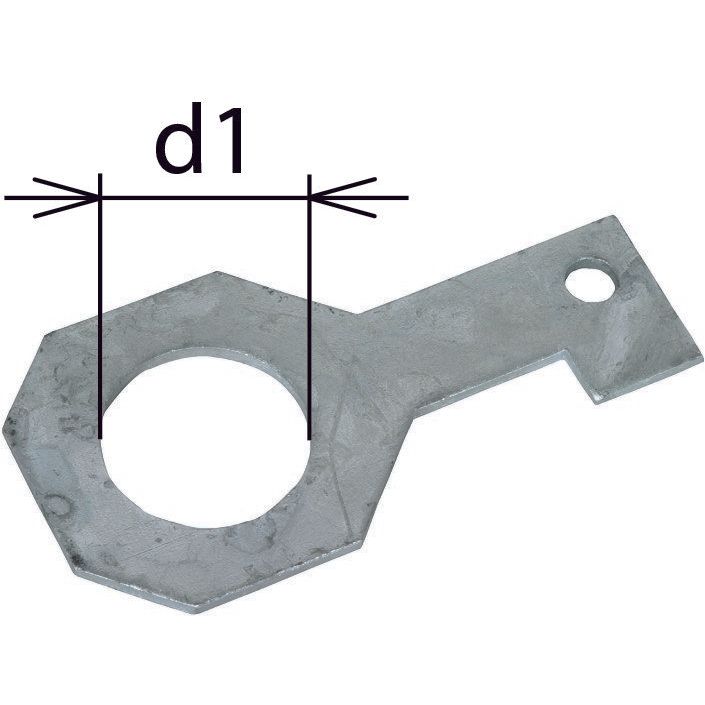 DEHN - Zubehör/Ersatzteile für Überspannungsschutz Informations-/MSR-Technik Anschlussbügel AB EXFS IF3 G 39 D=39mm f.M36