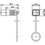 Telegärtner - Staubschutz für Steckverbindungen STX V4 Steckerschutzkappe 100022770