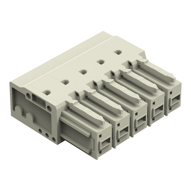 WAGO GmbH & Co. KG - Leiterplattensteckverbinder THTFederleiste abgewinkelt 831-3525 Maß 7,62mm,lgr − 24 Stück