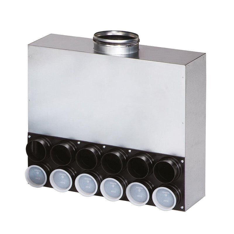 Helios Ventilatoren - Zubehör/Ersatzteile für Ventilatoren FlexPipe Verteilerkasten FRS-VK 12-63/160 mit 12 Stutzen für F