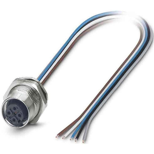 Phoenix Contact - Rundsteckverbinder, feldkonfektionierbar (Industriesteckverbinder) Wanddurchführung SACC-DSI-FS #1542729 Sensor-/Aktor  − 1 Stück