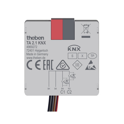 Theben - Bussystem-Binäreingang KNX-Tasterschnittstelle TA 2.1 KNX Binäreingang 2-fach