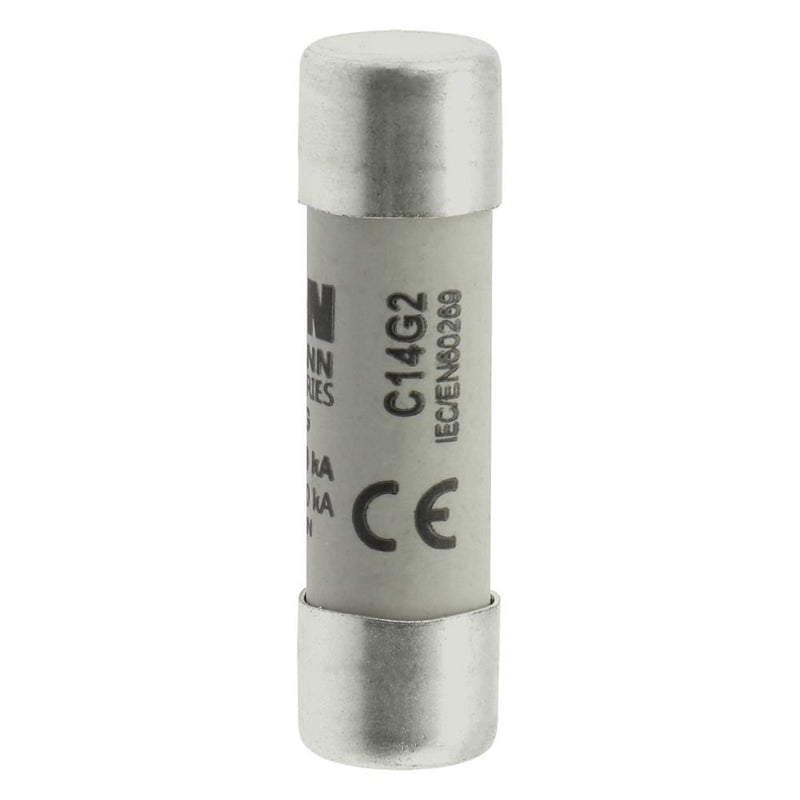 Eaton - Zylindrische Sicherung Sicherungseinsatz Nieders. CYLINDRICA#C14G2 2A AC 690V 80kA − 10 Stück