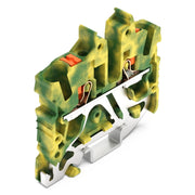 WAGO - Schutzleiter-Reihenklemme Mini-Schutzleiter 2252-1207 2,5 qmm, gn-ge − 100 Stück