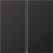Jung - Abdeckung/Bedienelement für Installationsschalterprogramme Tastensatz 1-fach AL 2401 TSA D komplett − 1 Stück