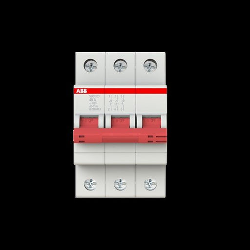 ABB Stotz S&J - Schalter für Reiheneinbau Lasttrennschalter SHD203/40 3-polig, 40A