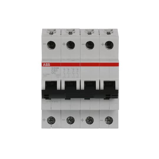 ABB Stotz S&J - Leitungsschutzschalter Sicherungsautomat S204M-C63UC 10 kA, 63 A, 4P