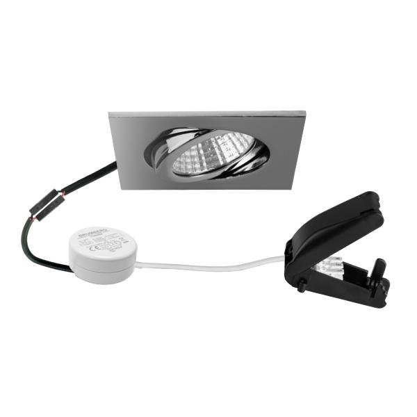 Brumberg Leuchten - Downlight/Strahler/Flutlicht LED-Einbaustrahler 230V 40465023 3000K, chrom