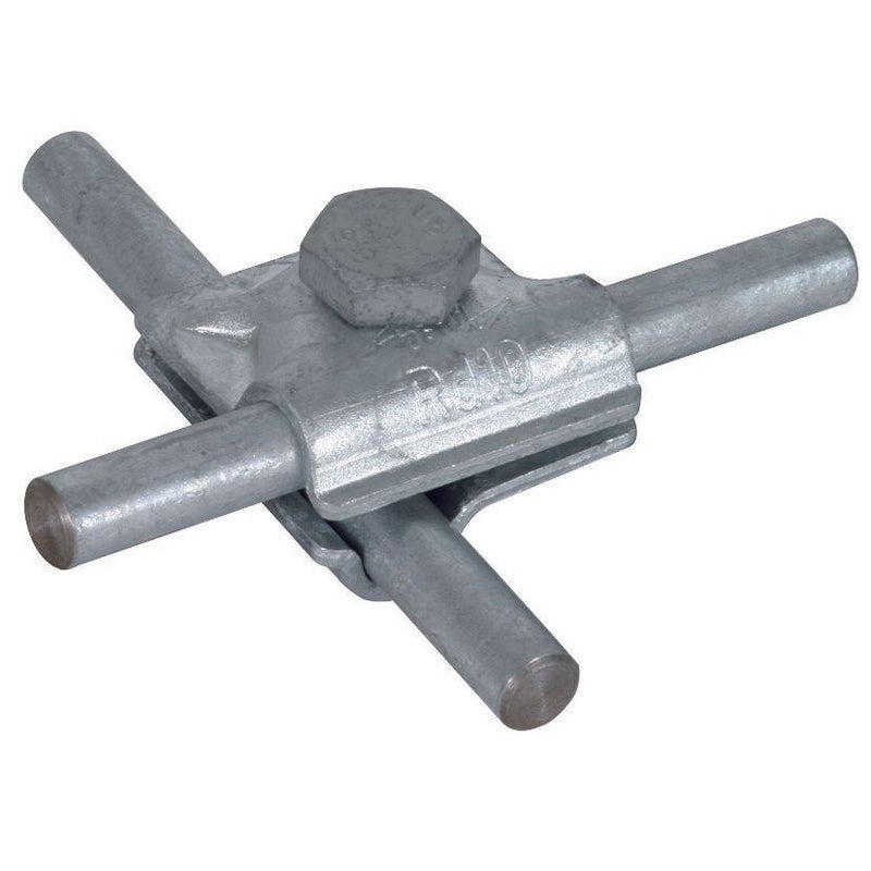 DEHN - Verbinder für Blitzschutz MV-Klemme MVK 10 SKM10X35STTZN St/tZn f. Rd 10mm