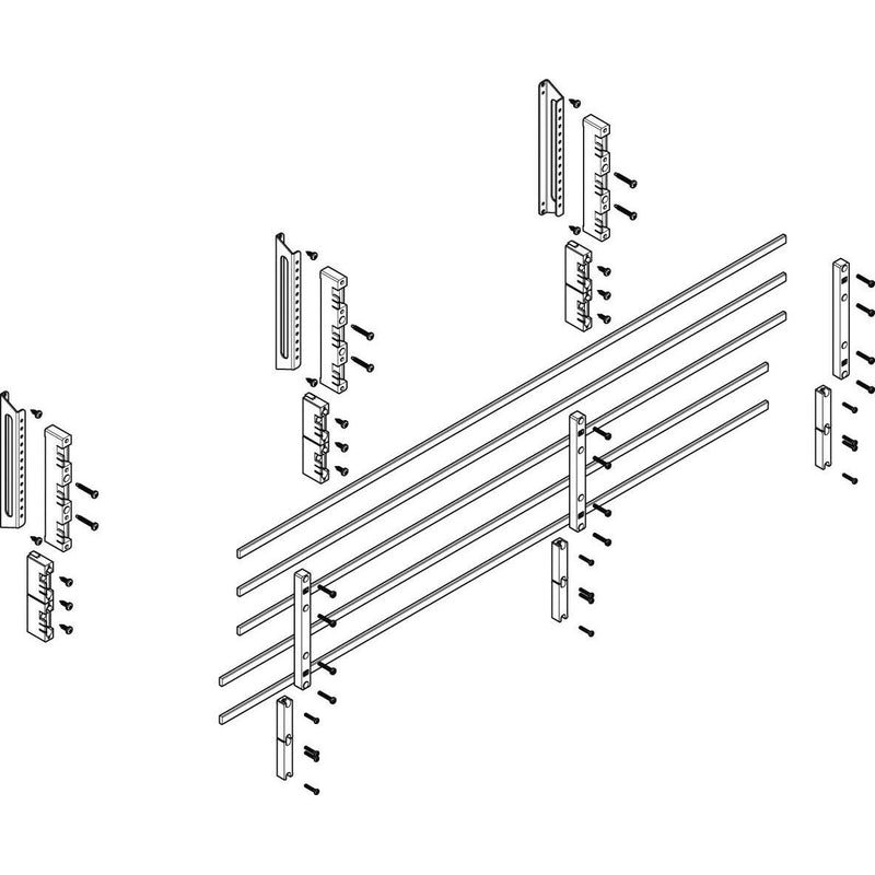 ABN - Verteilerfeld für Installationsverteiler Sammelschienen-Modul MTSC43615 tief 4FB/3RE