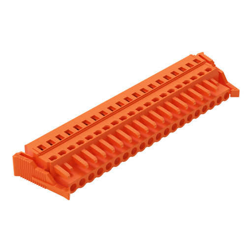 WAGO - Kabelsteckverbinder für Leiterplattensteckverbinder 1-Leiter-Federleiste 231-320/037-000 CAGECLAMP,2,5mm²,or − 10 Stück