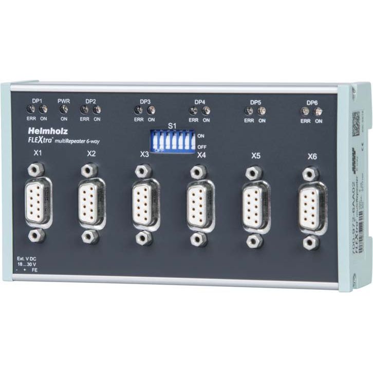 Helmholz - Feldbus, Dez. Peripherie - Kommunikations-Modul Multirepeater 700-972-6AA02 6-fach