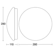 Steinel - Decken-/Wandleuchte Sensor-LED-Innenleuchte RS 16 S WS 4000K 255 x 89 mm