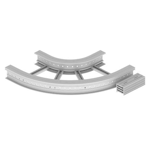 Unex - Bogen für Kabelleiter Flachbogen 90 Grad 67526-04 135x500 R300 U23X
