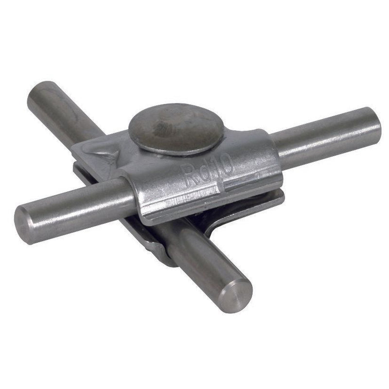 DEHN - Verbinder für Blitzschutz MV-Klemme MVK 10 FRM10X35 V4A NIRO(V4A) f. Rd 10mm