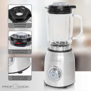 PROFICOOK - Rühr-/Mixgerät Universalmixer PC-UM 1207 inox 1,75L − 2 Stück
