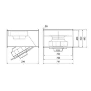 Maico - Ventilator für Kanaleinbau Kanalventilator DPK 35/1 EC Kanal 700x400