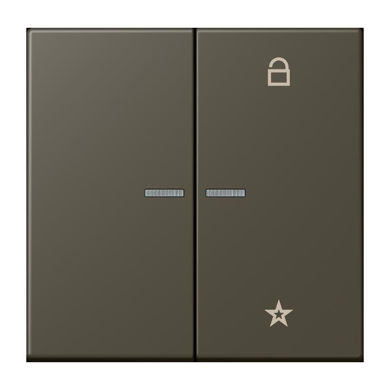 Jung - Bedienelement intelligent eNet Taster Universal 1f. FM LC 1701 241
