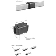 Vahle - Zubehör/Ersatzteile für Schienenverteiler Verbindungsmaterial VBK 5 (VE1Paar)
