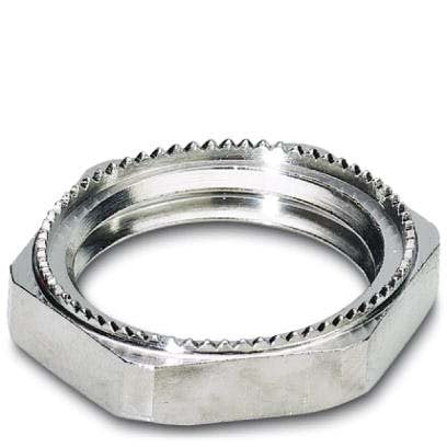 Phoenix Contact - Rundsteckverbinder, feldkonfektionierbar (Industriesteckverbinder) EMV-Mutter SACC-PG9-KD-NUT-SH − 10 Stück