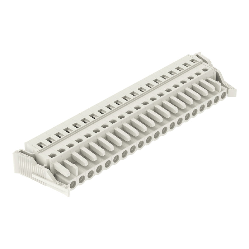 WAGO - Kabelsteckverbinder für Leiterplattensteckverbinder 1-Leiter-Federleiste 721-120/008-000/037- CAGECLAMP 2,5mm²,lgr − 10 Stück