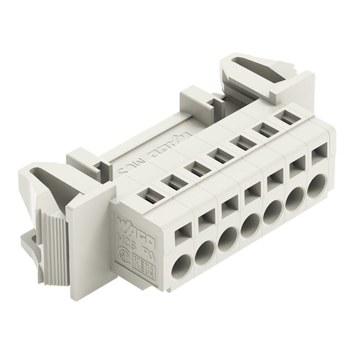 WAGO - Kabelsteckverbinder für Leiterplattensteckverbinder 1-Leiter-Stiftleiste 721-607/114-000 CAGECLAMP,2,5mm²,lgr − 25 Stück