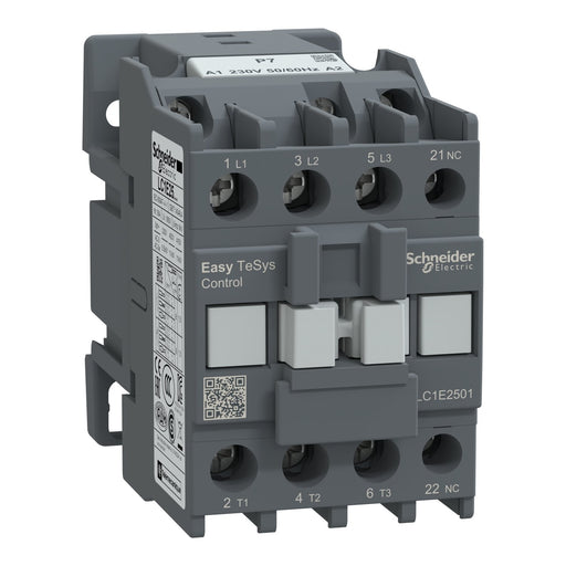 Schneider Electric - Leistungsschütz zum Schalten von Wechselstrom Leistungsschütz Easy TeSys LC1E2501P7 25A 230VAC 50/60Hz