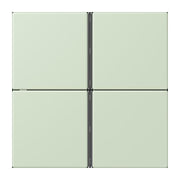 Jung - Abdeckung/Bedienelement für Installationsschalterprogramme Tastensatz 4fach LC 404 TSA 218 vert anglais pale