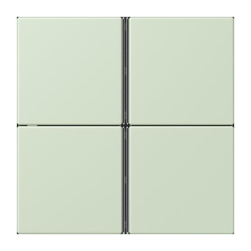Jung - Abdeckung/Bedienelement für Installationsschalterprogramme Tastensatz 4fach LC 404 TSA 218 vert anglais pale