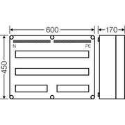 Hensel - Installationskleinverteiler Automatengehäuse Mi 1684 80TE