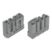WAGO - Leiterplattensteckverbinder Stecker für Leiterplatten 770-854/064-000 4-polig,grau − 50 Stück