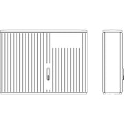 Elsta Mosdorfer - Gehäuse/Schaltschrank (leer) Kabelverteilerschrank A850-3 DS MO inkl. Montageplatte