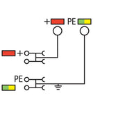 WAGO - Initiator/Aktor-Reihenklemme 3-Leiter-Aktorenkemme 2000-5357/101-000 für NPN − 15 Stück
