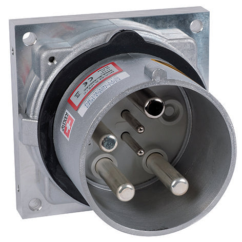 Mennekes - Hochstrom-Rundsteckvorrichtung Anbaustecker 75261 200A,4p,6h,400V,IP67