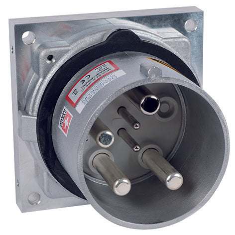 Mennekes - Hochstrom-Rundsteckvorrichtung Anbaustecker 75261 200A,4p,6h,400V,IP67 − 1 Stück by Mennekes
