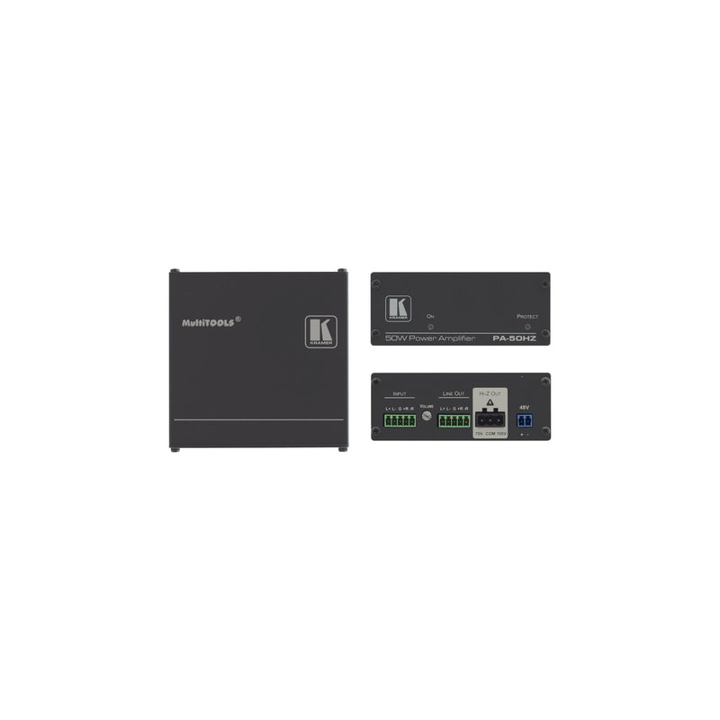 Kramer - Audio-/Misch-/Schaltpult Endverstärker PA-50HZ 50 Wm.70 V/100 V