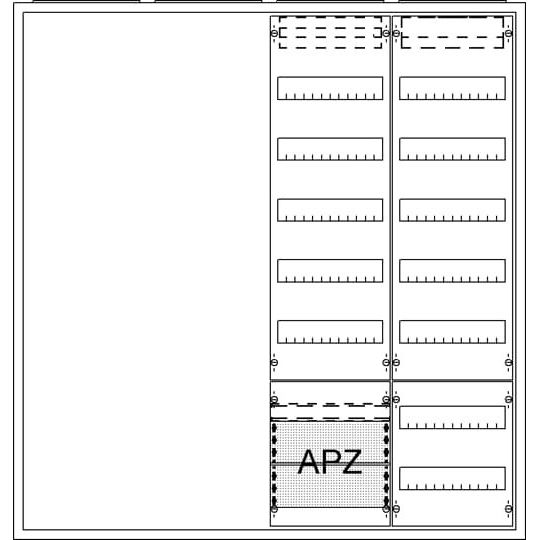 Striebel&John - Zähler-Komplettschrank Ausbauschrank AA47A2AV APA47 2F1V5A21V7