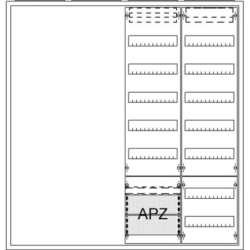 Striebel&John - Zähler-Komplettschrank Ausbauschrank AA47A2AV APA47 2F1V5A21V7