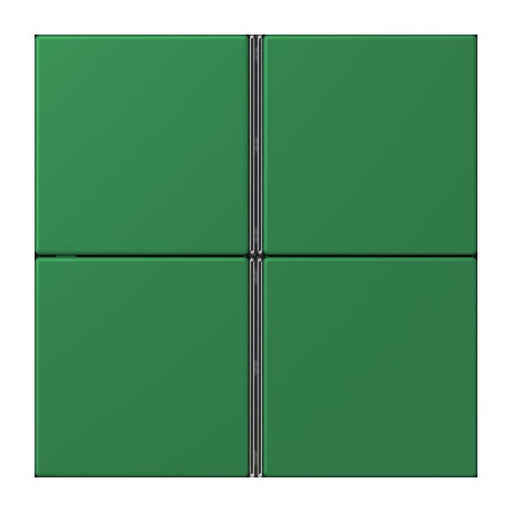 Jung - Abdeckung/Bedienelement für Installationsschalterprogramme Tastensatz 4fach LC 404 TSA 219 vert fonce