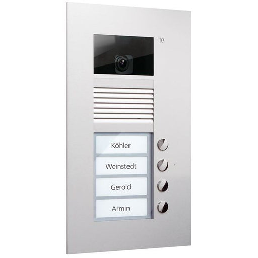 TCS Tür Control - Türstation für Türkommunikation Video-Außenstation Color AVU14040-0010 einspaltig, für 4WE − 1 Stück by TCS
