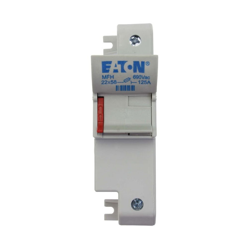 Eaton - Halter für zylindrische Sicherung Sicherungseinsatz Nieders. 1 POLE 22X58 MFH 125A AC 690V − 6 Stück