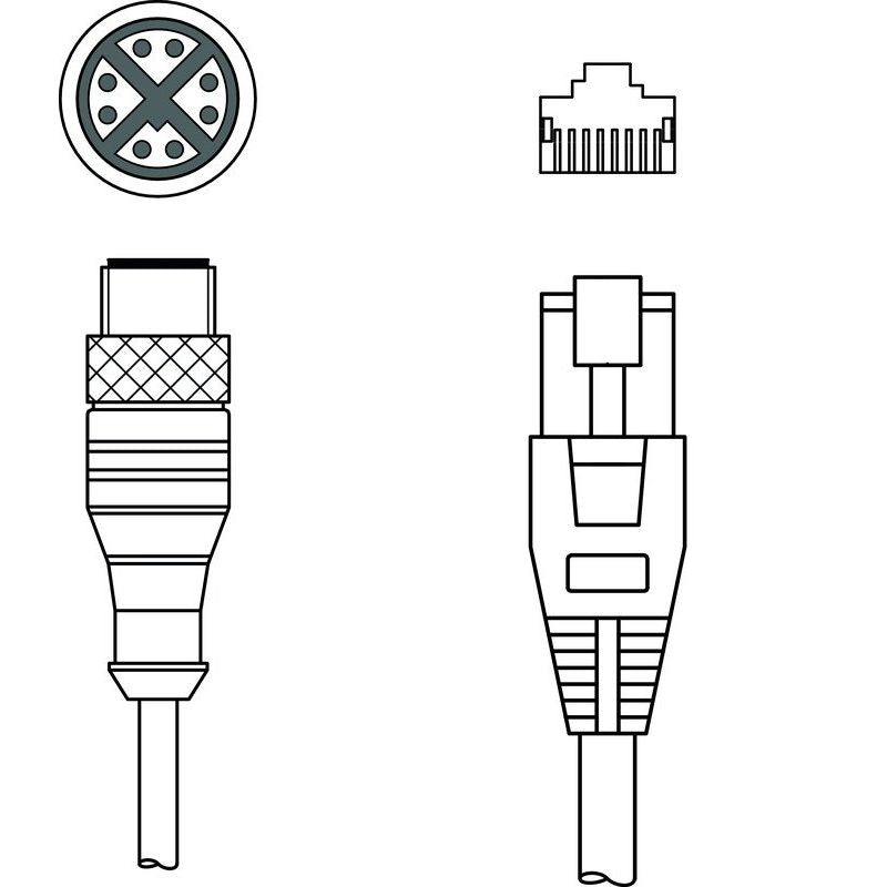 Leuze - Konfektioniertes Sensor-Aktor-Kabel Verbindungsleitung KSS GB-M12-#50137380