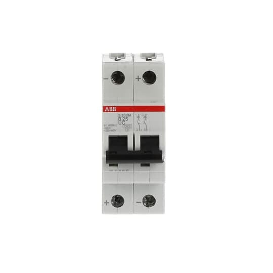 ABB Stotz S&J - Leitungsschutzschalter Sicherungsautomat S202M-B25UC 10 kA, 25 A, 2P
