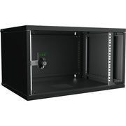 Enoc - Netzwerkgehäuse Wandschrank SNP 6HE sw W3 6-4-S-SNP 19"550x400x315mm