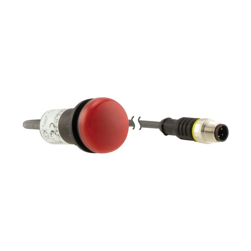 Eaton - Leuchtmelder, Komplettgerät Leuchtmelder 4polig 0.2m C22-L-R-24-P1 24V M12A-Stecker