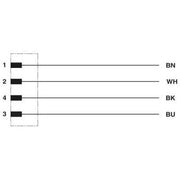 Phoenix Contact - Konfektioniertes Sensor-Aktor-Kabel Sensor-/Aktor-Kabel SAC-4P-M12M #1509461 4-pol.RAL7021 10m